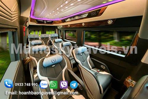 Thuê xe hợp đồng tại Mũi Né, Phan Thiết, Sài Gòn 7c, 16c, limousine giá tốt nhất 2025